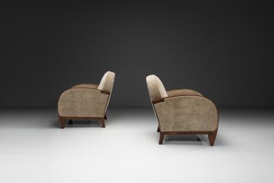 Pair of Art Deco Armchairs Europe First half of the 20th Century
