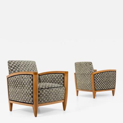 Pair of Art Deco Armchairs France 1930s