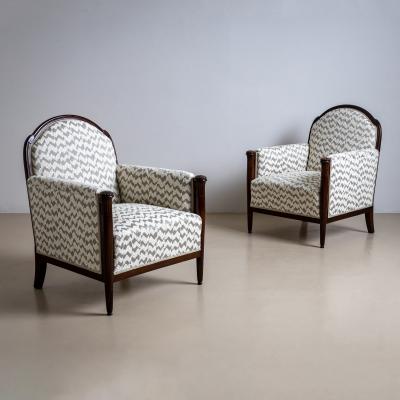 Pair of Art Deco Armchairs France circa 1920