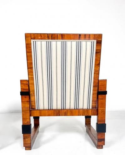 Pair of Art Deco Armchairs New Upholstery