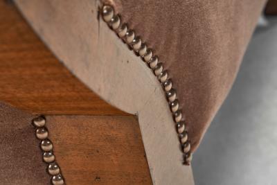 Pair of Art Deco Armchairs with Walnut Veneer Europe circa 1930s