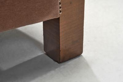 Pair of Art Deco Armchairs with Walnut Veneer Europe circa 1930s