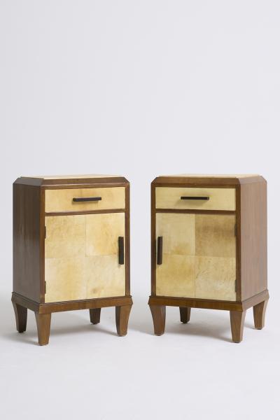 Pair of Art Deco Bedside Cabinets