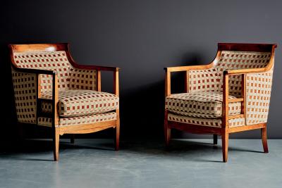Pair of Art Deco Lounge Chairs