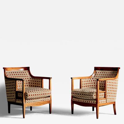 Pair of Art Deco Lounge Chairs