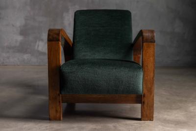 Pair of Art Deco Lounge Chairs France 1930s
