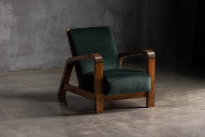 Pair of Art Deco Lounge Chairs France 1930s