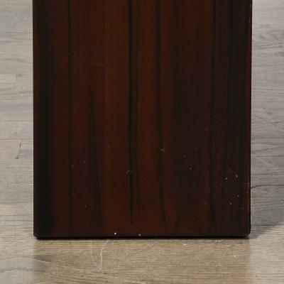 Pair of Art Deco Rectilinear Rosewood Pedestals