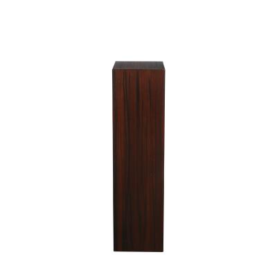Pair of Art Deco Rectilinear Rosewood Pedestals