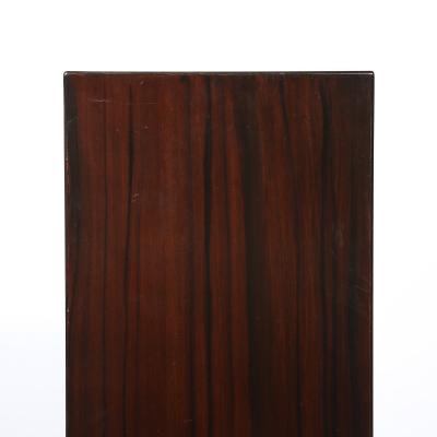 Pair of Art Deco Rectilinear Rosewood Pedestals