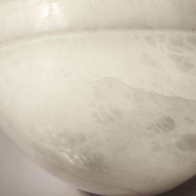 Pair of Art Deco Skyscraper Style Alabaster Sconces