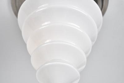 Pair of Art Deco Style Crystal Ceiling Lights by GISO The Netherlands 1960s