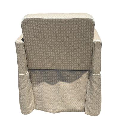 Pair of Art Deco Style Scalamandre Silk Upholstered Parsons Chairs