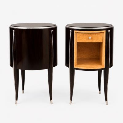 Pair of Art Deco Style Side Cabinets In the manner of mile Jacques Ruhlmann