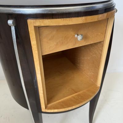 Pair of Art Deco Style Side Cabinets In the manner of mile Jacques Ruhlmann