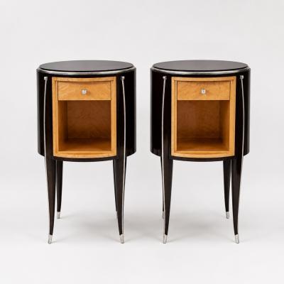 Pair of Art Deco Style Side Cabinets In the manner of mile Jacques Ruhlmann