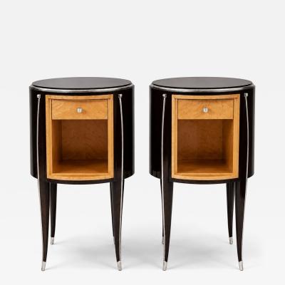 Pair of Art Deco Style Side Cabinets In the manner of mile Jacques Ruhlmann