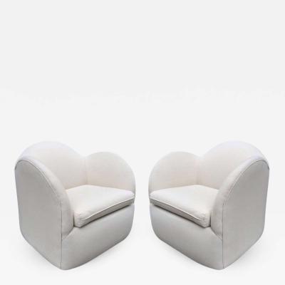 Pair of Art Deco Swivel Chairs