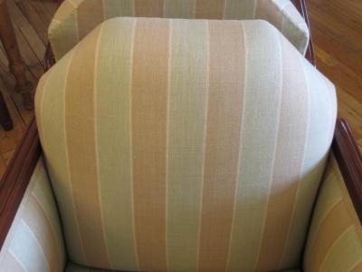 Pair of Art Deco Upholstered Club Chairs