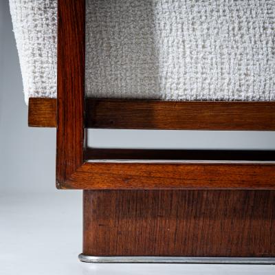 Pair of Art Deco Walnut Armchairs 1920s