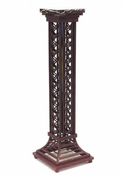 Pair of Art Deco Wrought Iron Pedestals