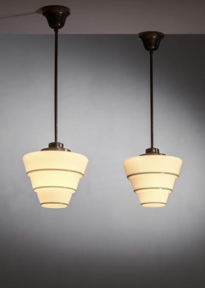 Pair of Art Deco pendants