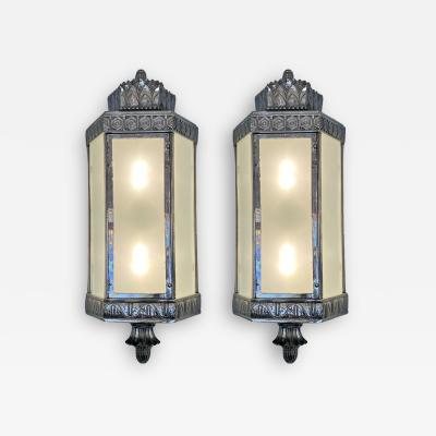 Pair of Art Deco wall Sconces