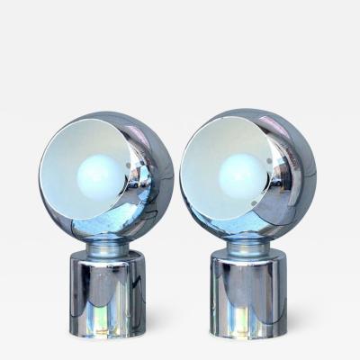 Pair of Articulated Globe Spotlights by Reggiani Lampadari