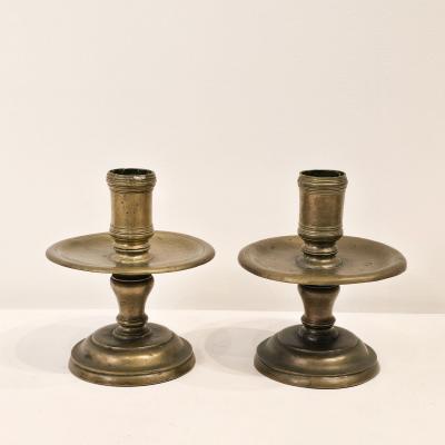 Pair of Baroque Candlesticks Germany 17th century