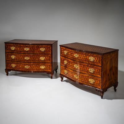 Pair of Baroque Chests of Drawers 18th Century