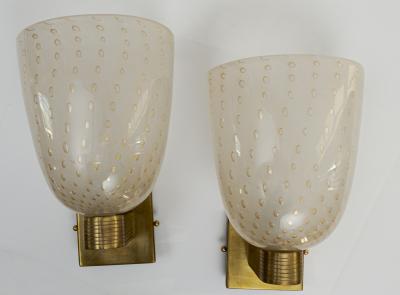 Pair of Barovier Style Wall Lights Contemporary UL Certified