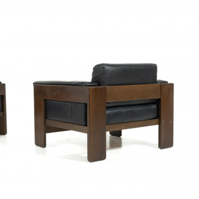 Pair of Bastiano Armchairs by Tobia Scarpa for Knoll Italy 1962