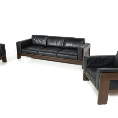 Pair of Bastiano Armchairs by Tobia Scarpa for Knoll Italy 1962