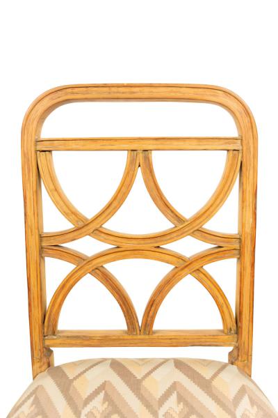 Pair of Bentwood Art Deco Geometric Side Chairs