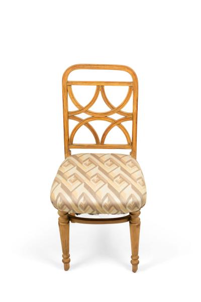Pair of Bentwood Art Deco Geometric Side Chairs
