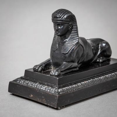 Pair of Berlin Iron Sphinxes Early 19th Century