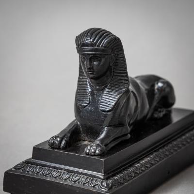 Pair of Berlin Iron Sphinxes Early 19th Century