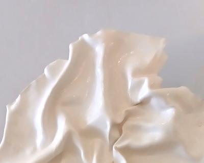 Pair of Bespoke French Ceramic Draped Sconces