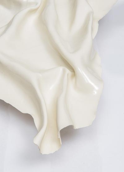 Pair of Bespoke French Ceramic Froiss Sconces