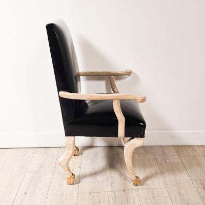 Pair of Bespoke John Dickinson Etruscan Armchairs circa 1980 5 pairs available