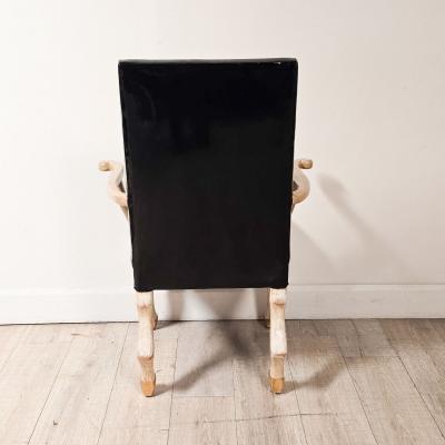 Pair of Bespoke John Dickinson Etruscan Armchairs circa 1980 5 pairs available