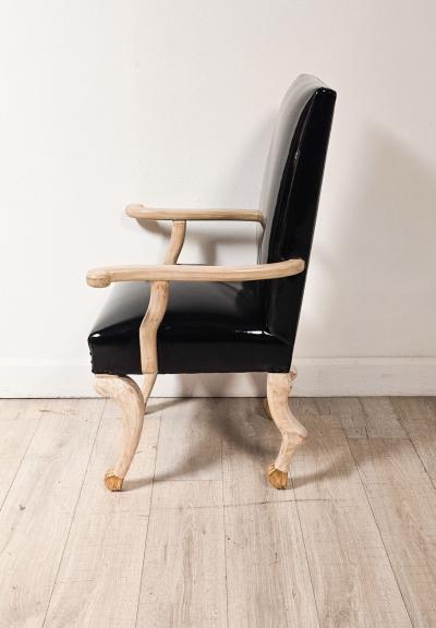 Pair of Bespoke John Dickinson Etruscan Armchairs circa 1980 5 pairs available