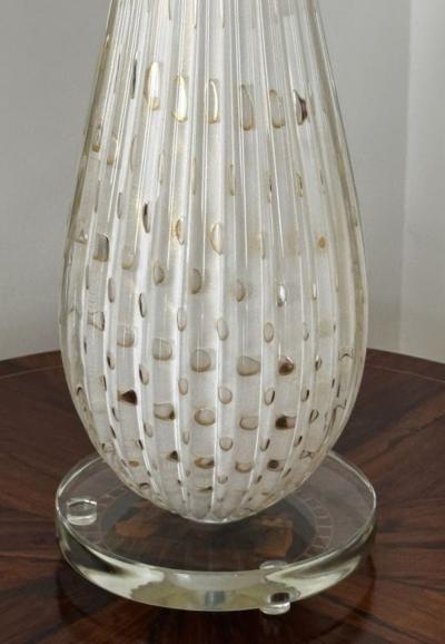 Pair of Bespoke Modern Murano Glass Table Lamps
