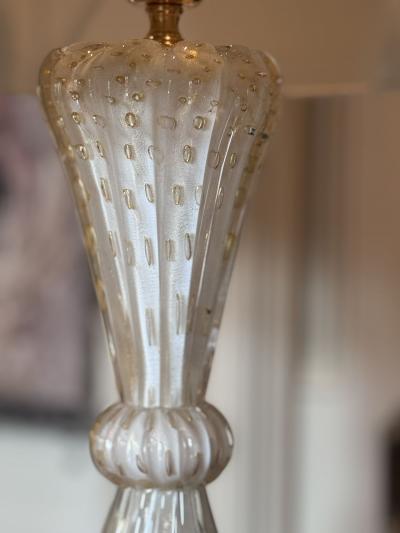 Pair of Bespoke Modern Murano Lamps