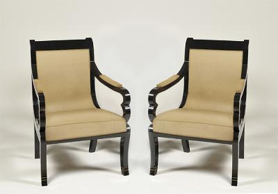 Pair of Biedermeier Armchairs