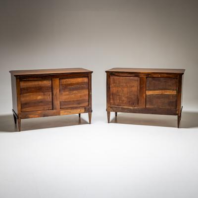 Pair of Biedermeier Chests of Drawers Italy 19th Century