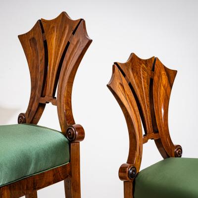 Pair of Biedermeier Side Chairs Vienna circa 1830