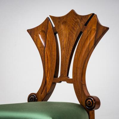 Pair of Biedermeier Side Chairs Vienna circa 1830