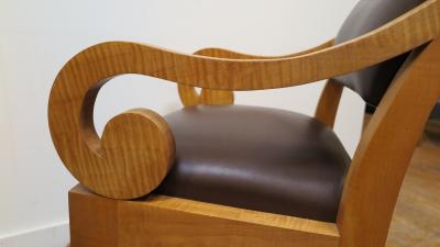 Pair of Biedermeier inspired Arm Chairs