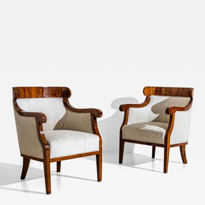 Pair of Biedermeier style Berg res Austria 2nd Half 19th Century